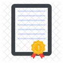Certificado  Icono