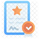 Certificado  Icono