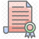 Certificado  Ícone