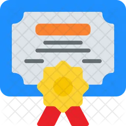 Certificado  Ícone
