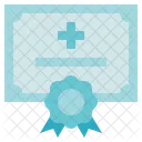 Servicio Medico Certificado Medico Licencia Icono
