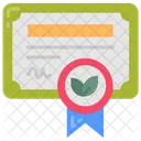 Certificado Organico Organico Certificacion Organica Icono