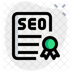 Certificado seo  Ícone