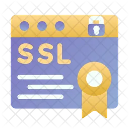 Certificado ssl  Icono