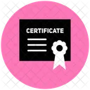 Certificat  Icône