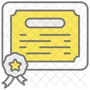 Certificat  Icône