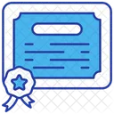 Certificat  Icône