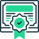 Certificat Icône
