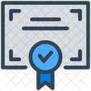 Certificat  Icône