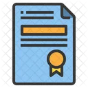 Certificat  Icône