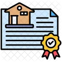 Certificat  Icône