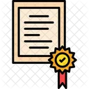 Certificate Certification Degree Icon