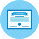 Certificate Certification Document Icon