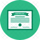 Certificate Certification Document Icon