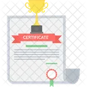Certificate Award Achivement Icon