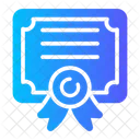 Certificate Document File Icon