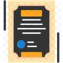 Certificate Credential Document Of Achievement Icon