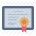 Certificate Expreience Education Icon