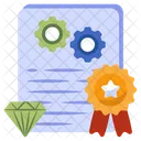 Certificate Deed Credential Document Icon