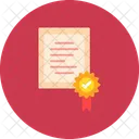 Certificate Certification Degree Icon