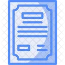 Certificate Credential Diploma Icon