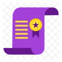 Certificate  Icon