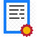 Certificate  Icon