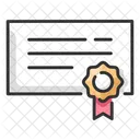 Patent Award Certificate Icon