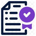 Certificate  Icon