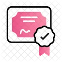 Certificate Degree Certification Icon