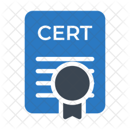 Certificate Icon - Download in Flat Style