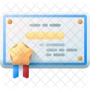 Certificate  Icon