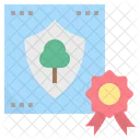 Certificate Forest Preservation Icon