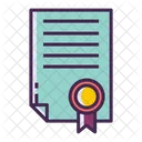 Icertificate Certificate Degree Icon