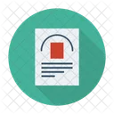 Certificate Document Diploma Icon
