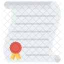 Certificate Diploma License Icon