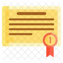 Certificate  Icon