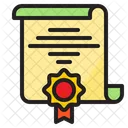 Certificate Reward Diphoma Icon