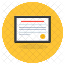 Certificate  Icon