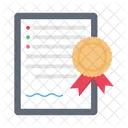 Certificate Degree Document Icon