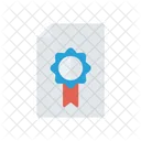 Certificate Achivement Approved Icon