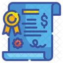 Certificate Currency Diploma Icon