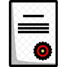 Certificate  Icon