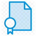 Certificate Document Approved Icon