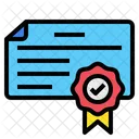 Certificate Diploma License Icon