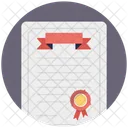 Award Certificate Deed Icon