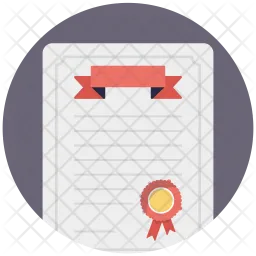 Certificate  Icon