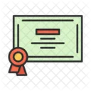 Certificate Achievement Award Icon