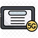 Certificate 5 G Contract Icon