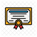 Certificate Files And Folders Patent Icon
